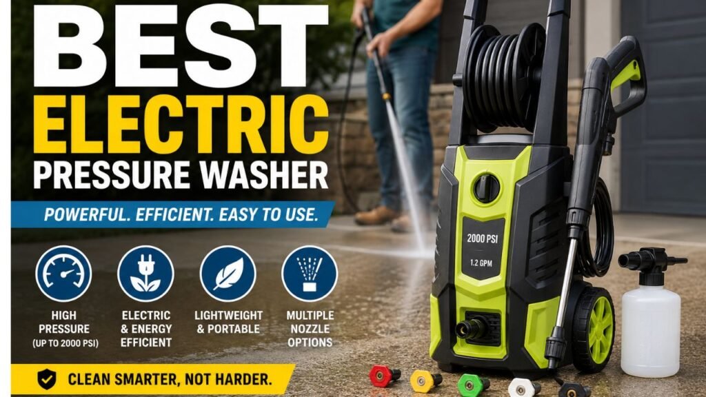 I Tested the Top Models — Here’s the Best Electric Pressure Washer for Most Homeowners in 2026