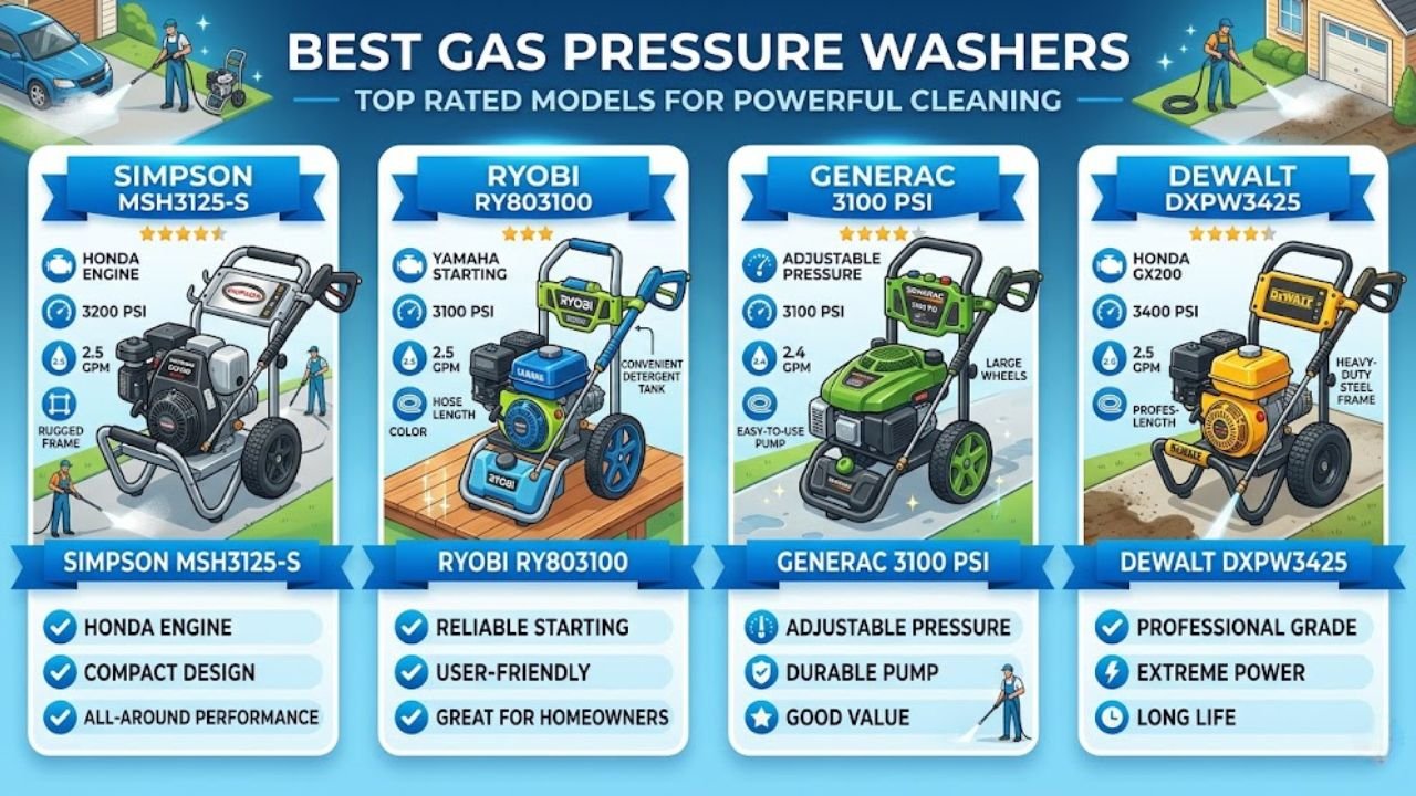 best gas pressure washer